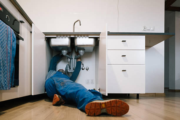 Professional Pipe Repair technician working in Alpine, NY